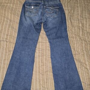 Silver Jeans Women's Suki Midrise Bootcut Jeans Raw Hem 29x29